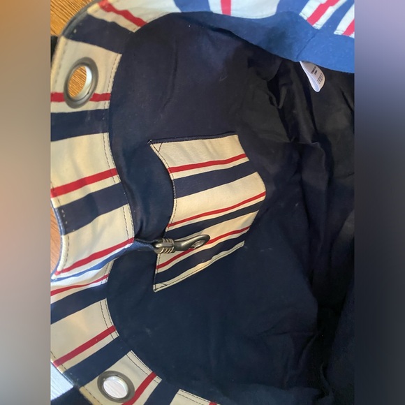 Limited Edition Lexington & Co. x Guild Hall Red/White/Blue Striped Tote - Picture 6 of 8